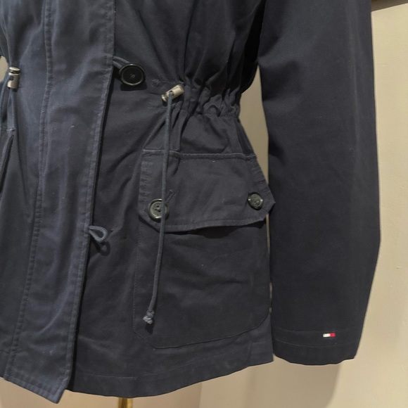 Vintage Y2K Tommy Hilfiger Fisherman Jacket Size Large Hooded Cargo - Picture 8 of 16